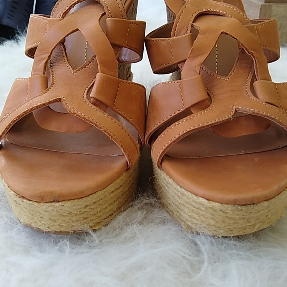 Dolce Vita cork & straw wedge sandal - Picture 8 of 12